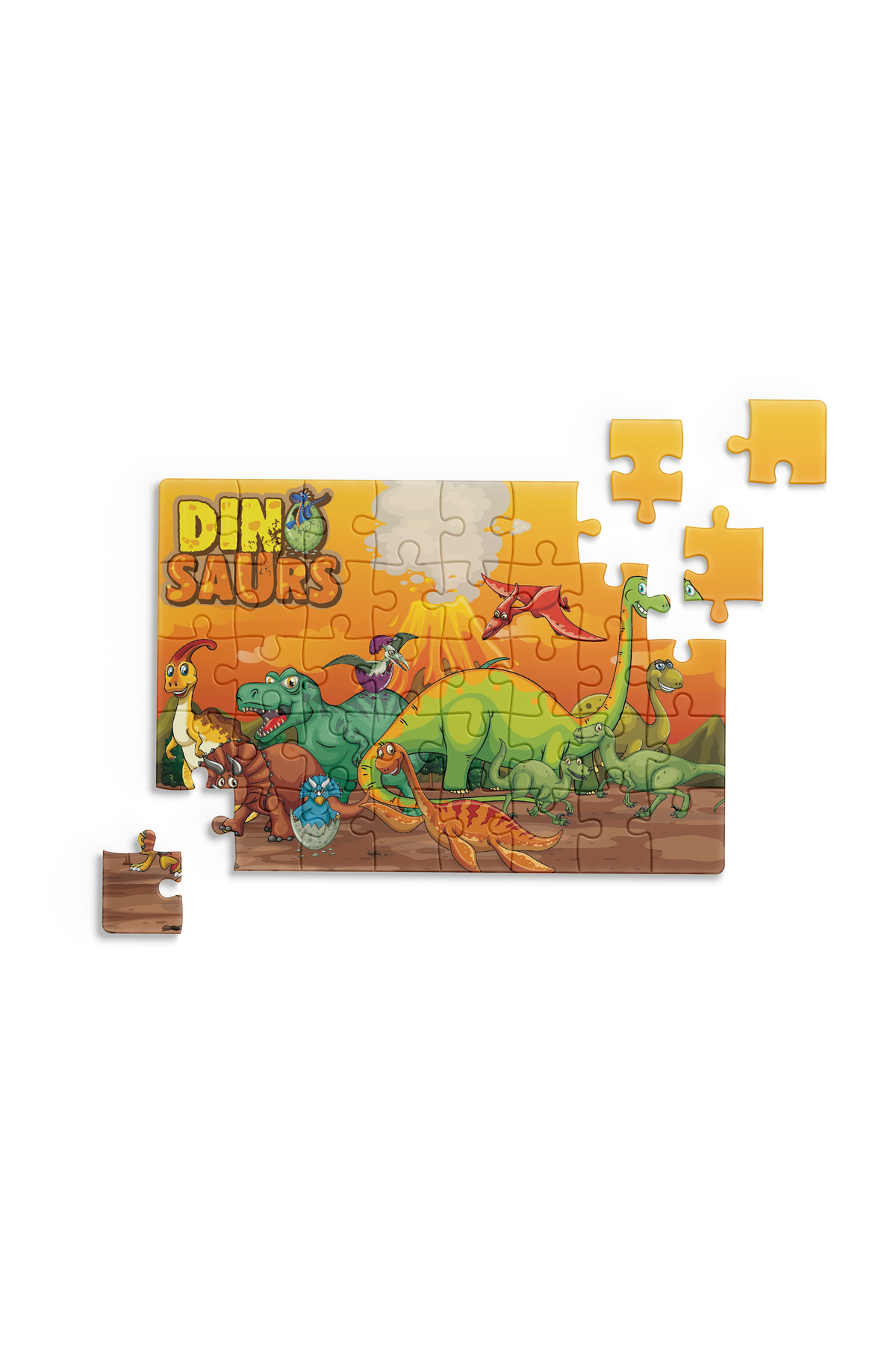 Çılgın Zeka Dinozor Parkı Mini Puzzle 40 Parça 3-7 Yaş Çocuk Puzzle Yapboz fotoğrafı 4 (önizleme)