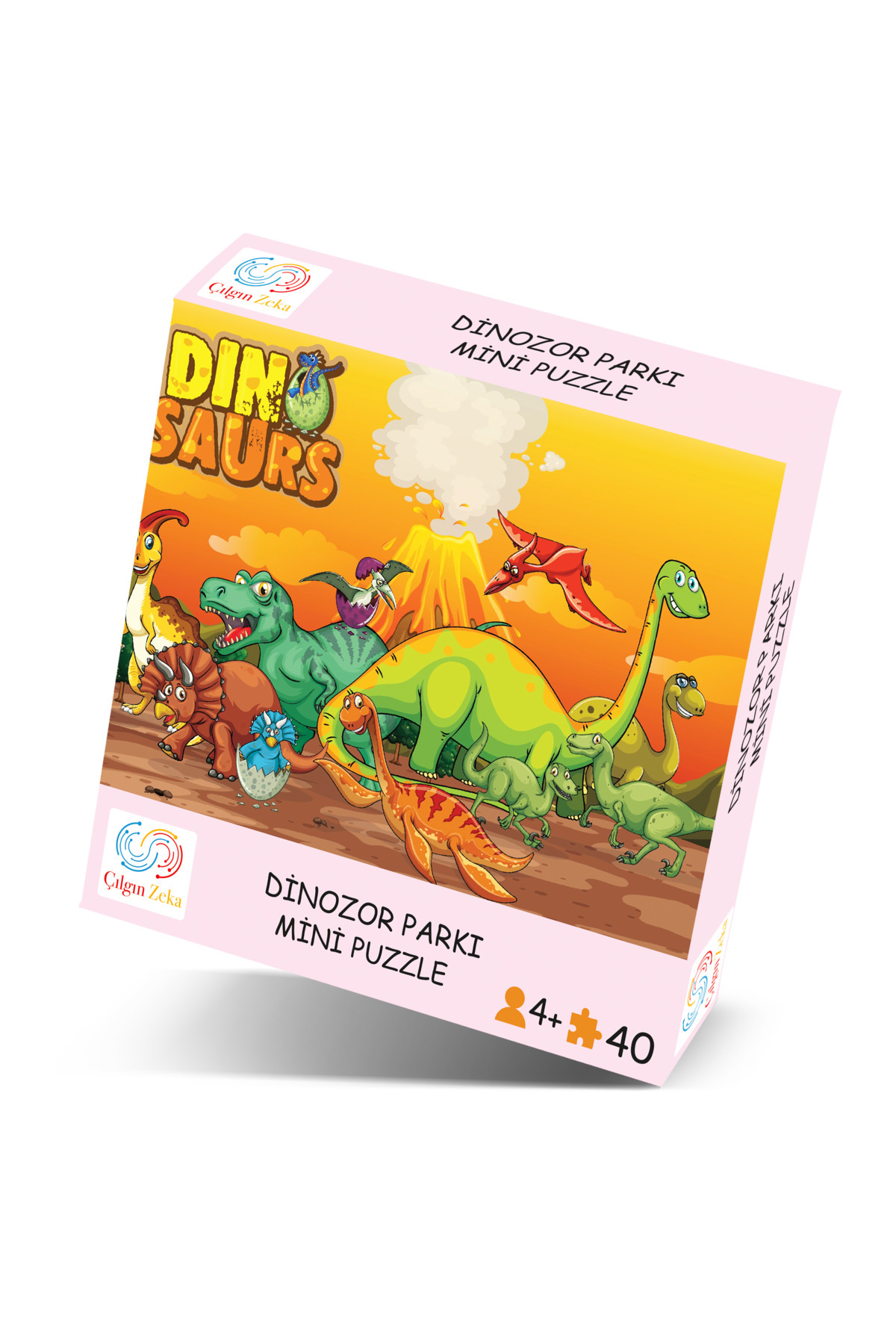 Çılgın Zeka Dinozor Parkı Mini Puzzle 40 Parça 3-7 Yaş Çocuk Puzzle Yapboz fotoğrafı 3 (önizleme)