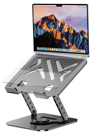 Farway Metal Laptop Macbook Notebook Standı 2 Kademeli 360 Derece Ayarlanılab...