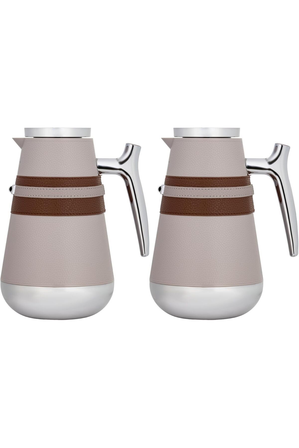 ALSAIF-Coffee And Tea Vaccum Flask Set In Multi-color / Leak-proof And Keeps Drinks Hot 1.0/1.0 Liter 2