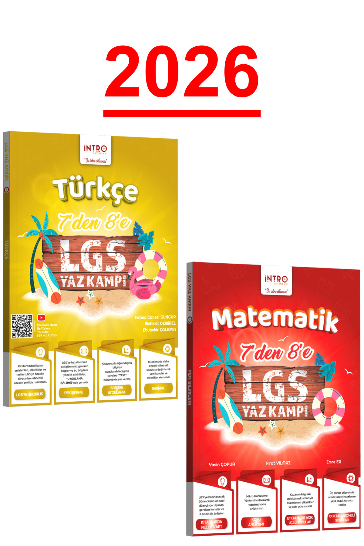 İntro Yayınları İntro Yayınları 7 den 8. Sınıf a LGS Türkçe ve