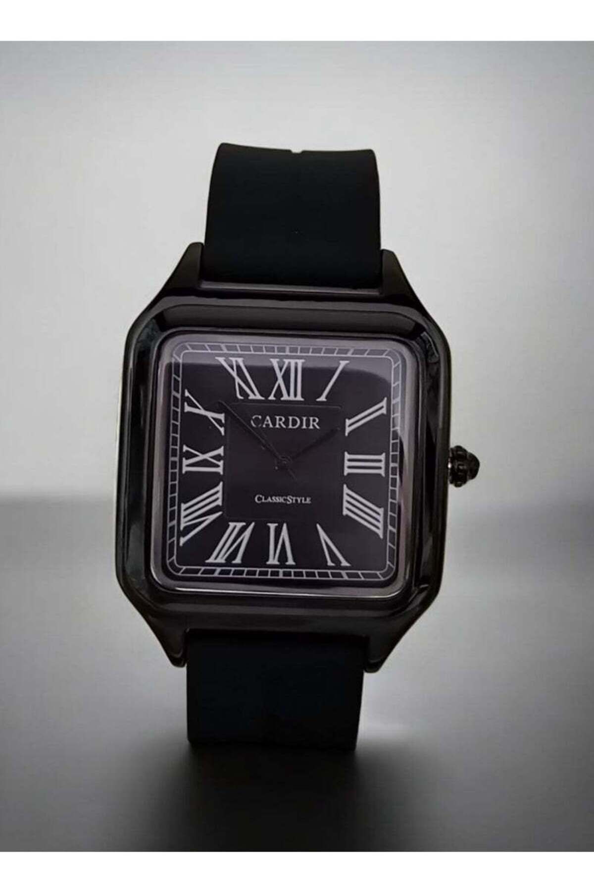 CARDIR-Modern Carder Watch with Rubber Strap and Transparent Dial 3