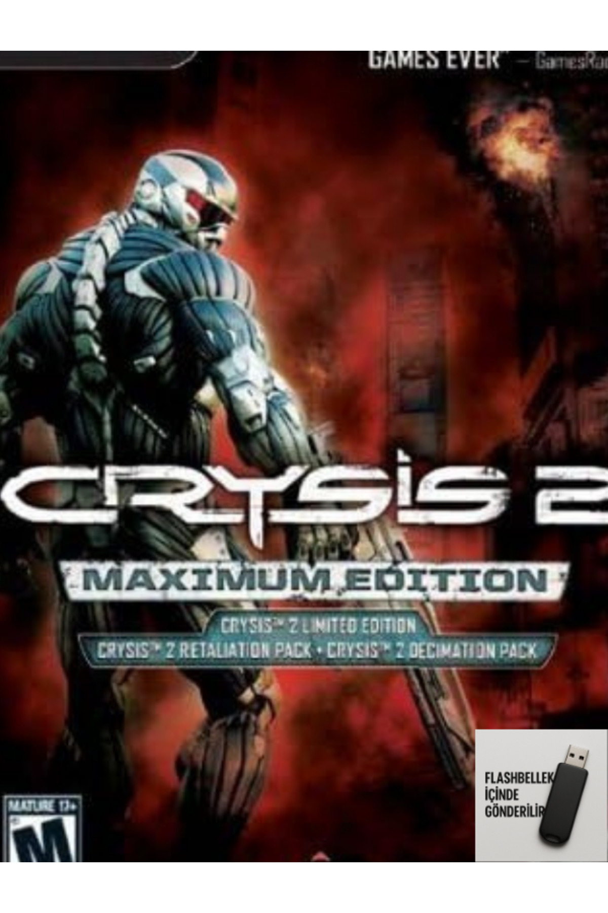 Tigdes 🎮 Crysis 2 Maximum Edition Pc Oyunu | Flash Bellekli Kolay Kurulum | Windows Uyumlu
