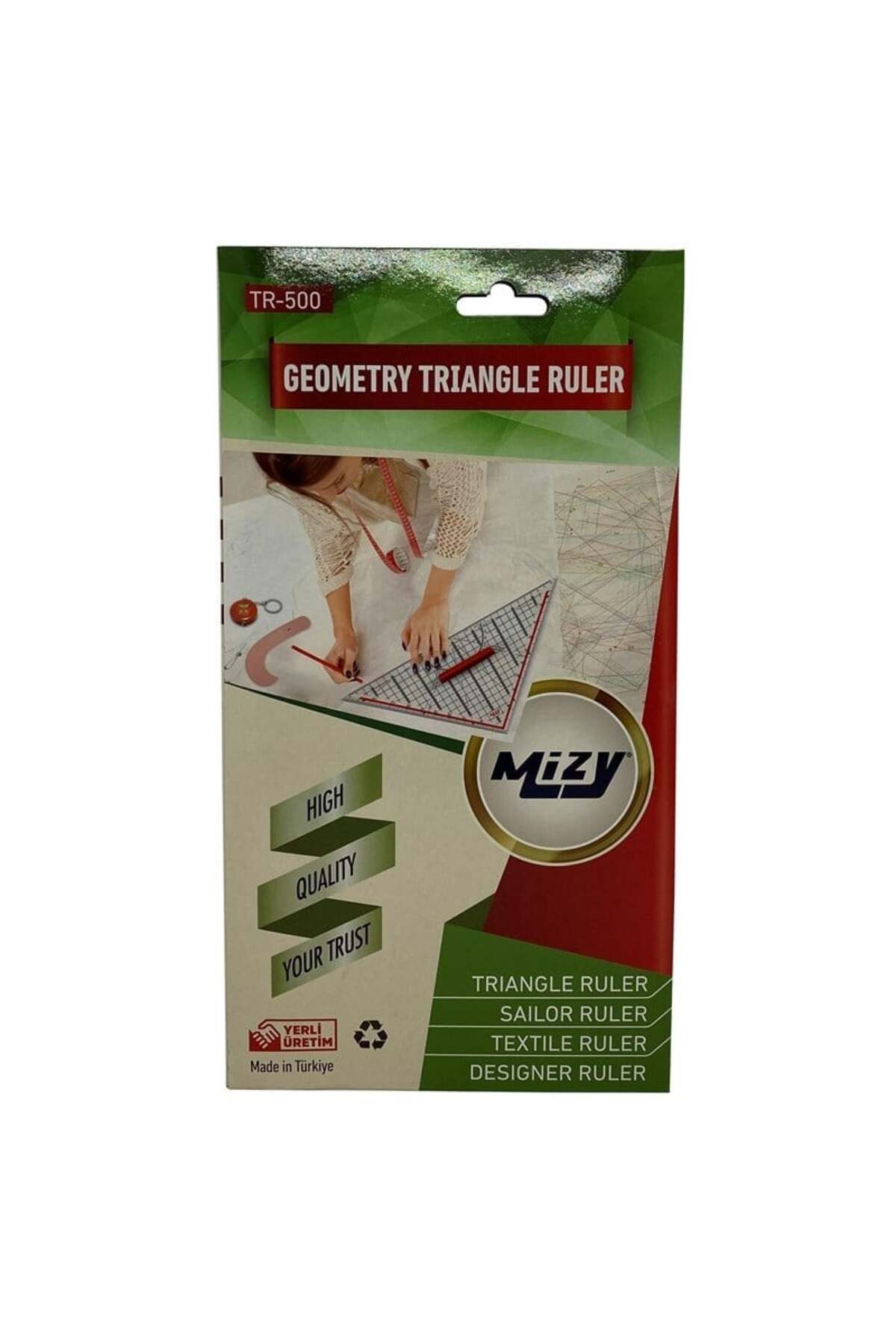 akyüz makine-Geodetic Triangular Ruler 32 cm Sailor Ruler Textile Ruler Modelist Ruler 6