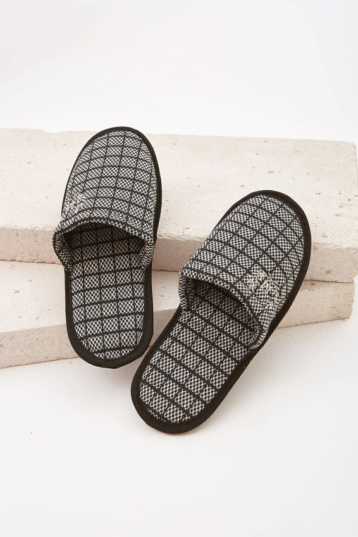 Moda Devrin-Balení 5 M zimních pantoflí Domácí pantofle Dowry Bundle Set Pantofle pro hosty 5
