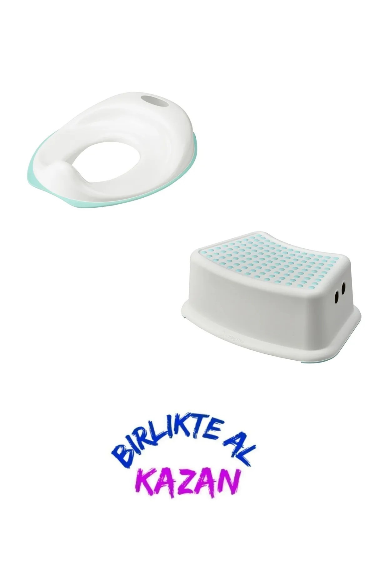 IKEA Çocuk Klozet Adaptörü ve  IKEA Försıktig Çocuk Basamağı Banyo Mutfak Yükseltme Taburesi
