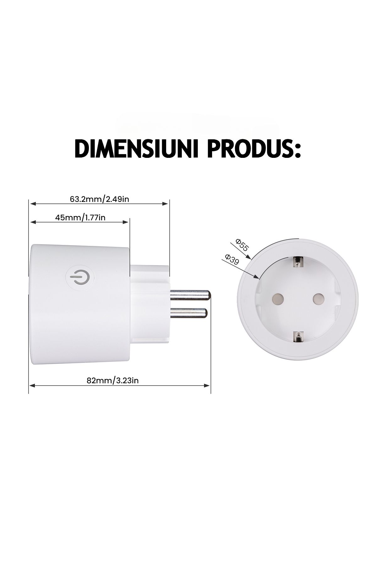 VENTLEX-Smart Wireless Socket with Matter Compatibility, Energy Consumption Monitoring, Compatible w 2