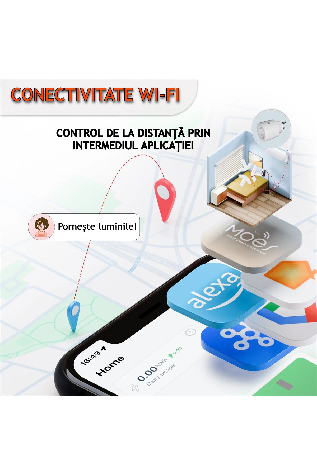 VENTLEX-Smart Wireless Socket with Matter Compatibility, Energy Consumption Monitoring, Compatible w 6