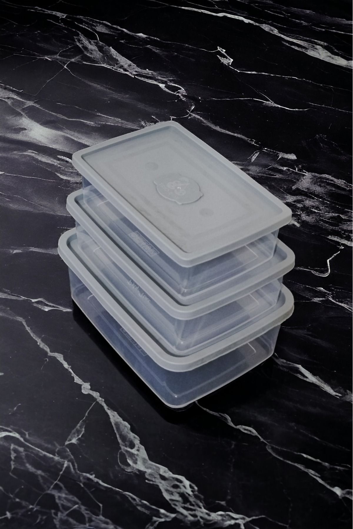 MAVİKÖY-12Pcs Storage Container Leak Proof Deep Freezer Fridge Icebox Organizer 4X(1500Ml-1000Ml-750Ml) 3