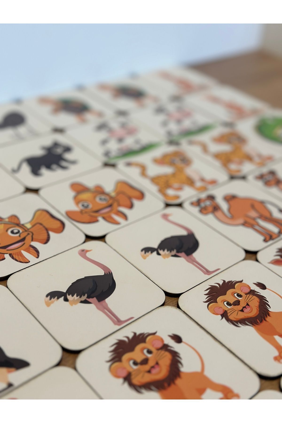 Karter İnovasyon Hayvanlar Eşleme Ahşap Zeka Kartı, Eğitici Oyuncak, Montessori Eğitim Oyuncak, Motor Zeka Oyuncaklar fotoğrafı 3 (önizleme)