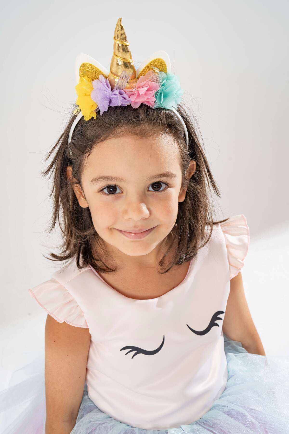 YAĞMUR KOStütüM Unicorn Model Kız Çocuk Bebek Abiye Elbise Kostüm fotoğrafı 2 (önizleme)