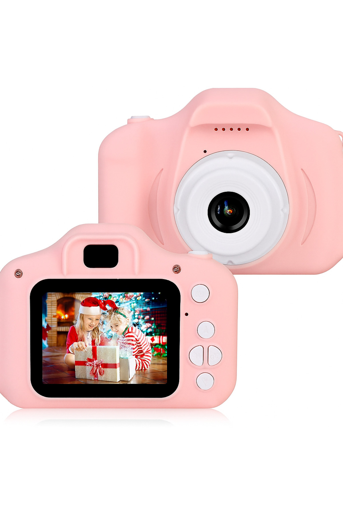 BLUE İNTER Pembe Renk Hd Çocuk Kamera Dijital Fotoğraf Makinesi