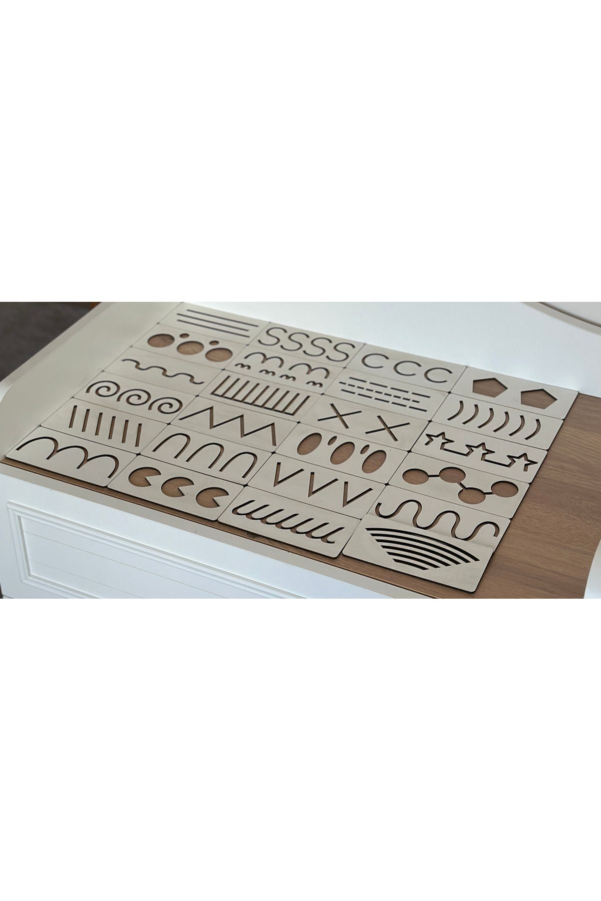 Bellacasa 24'lü Çizgi Çalışma Seti, Eğitici Oyuncak, Montessori Eğitim Oyuncak, Motor Zeka Oyuncak fotoğrafı 3 (önizleme)