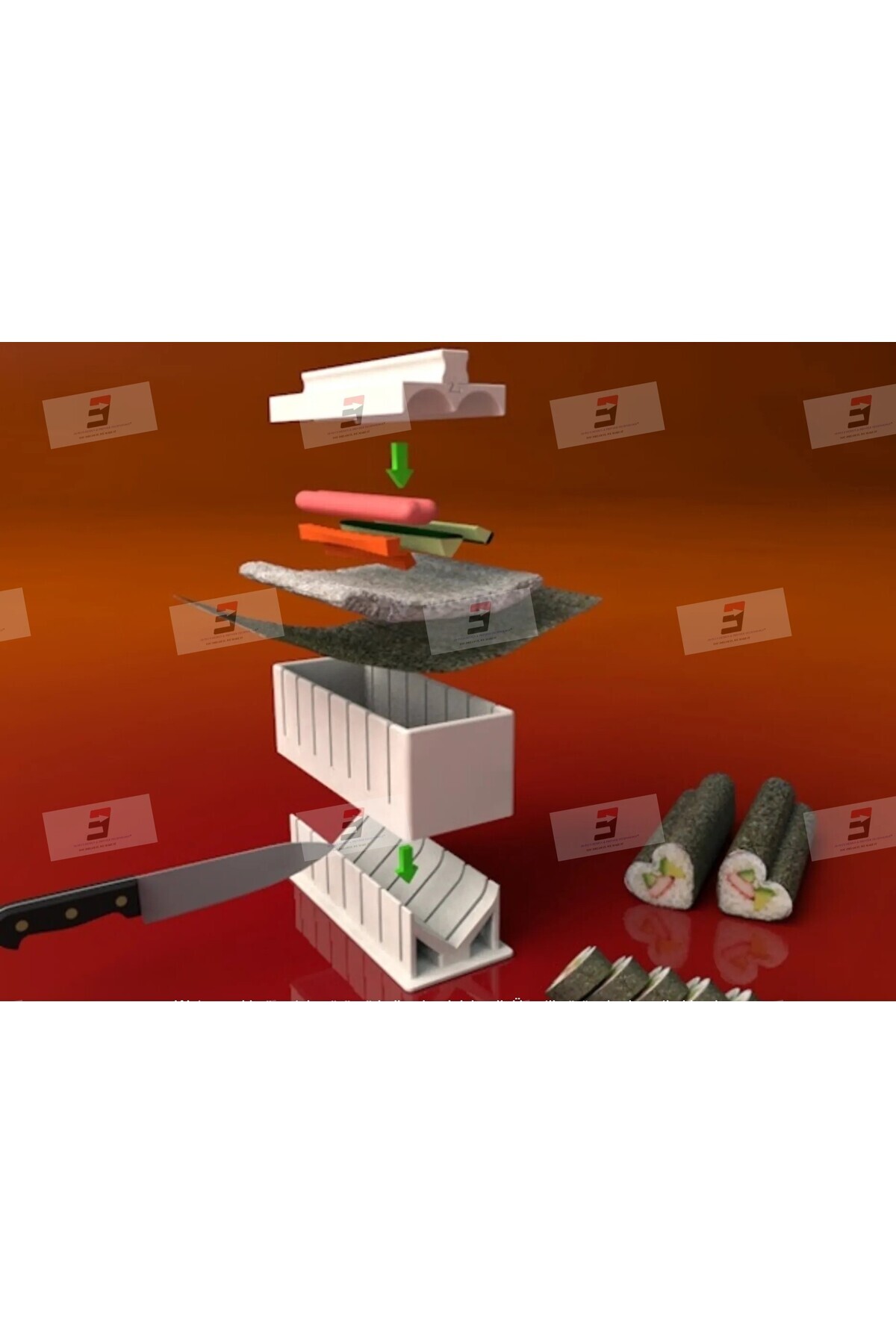 Genel Markalar Suşi Sushi Yapma Aparatı Full Set