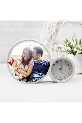 Sevilla Sihirli Saatli Led Ayna Fotoğraf Çerçevesi Fotoğraf Baskısıyla Birlik...