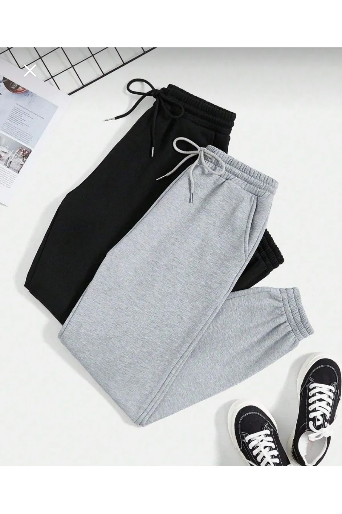 ALTIN DİKİŞ-Magas derekú gumilábú melegítőnadrág szett - 2 db Sportwear Company 3