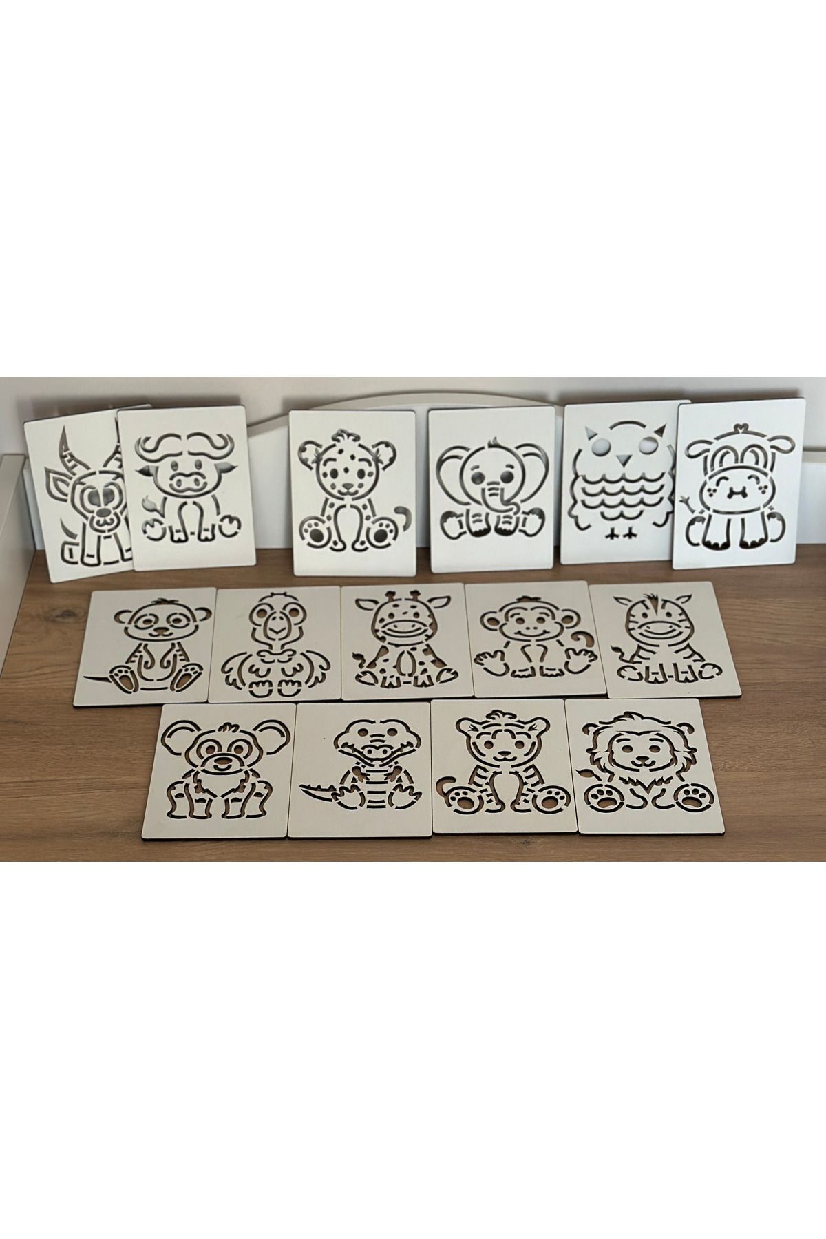 Karter İnovasyon Safari Hayvanları Çizgi Çalışma Seti, Eğitici Oyuncak, Montessori Eğitim Oyuncak, Motor Zeka Oyun fotoğrafı 3 (önizleme)