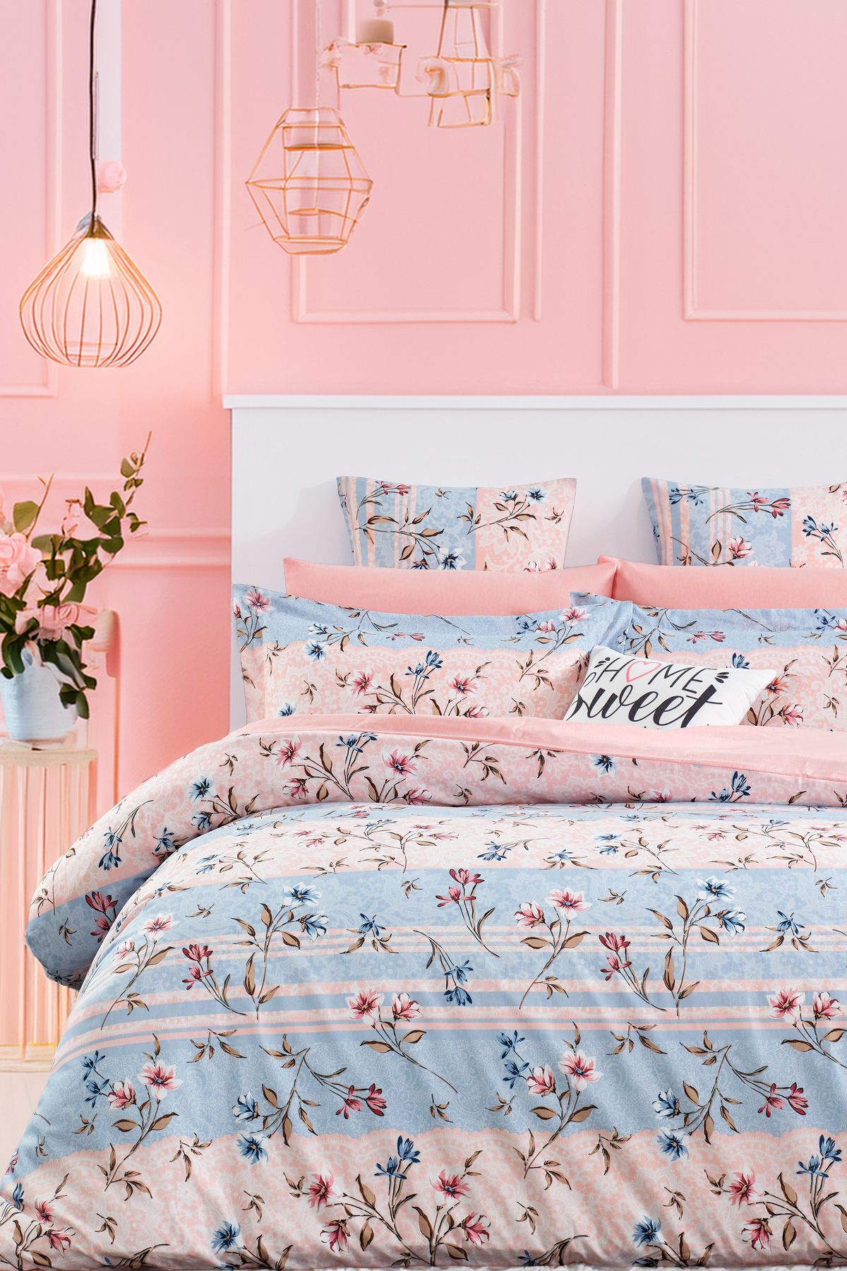 Always-Double Sided Double Duvet Cover Set with Elastic Sheet 4
