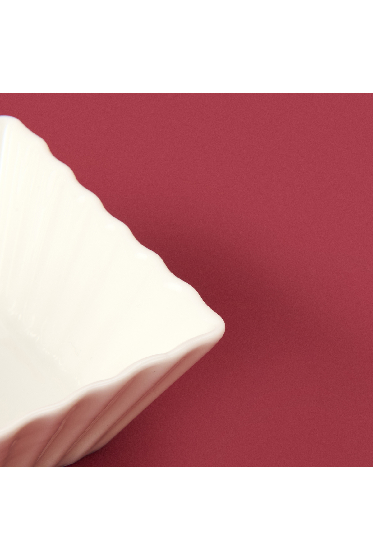 Paçi-Square Column Sauce Bowl - White - 7 cm 4