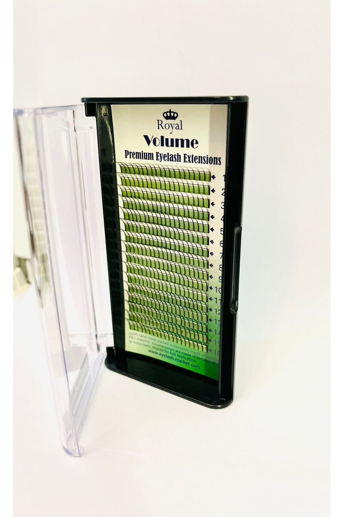 Royal-Premium Volume 3D Eyelash Extensions, C Curvature, Thickness 0.10 mm, Mix Length, 16 Rows 4