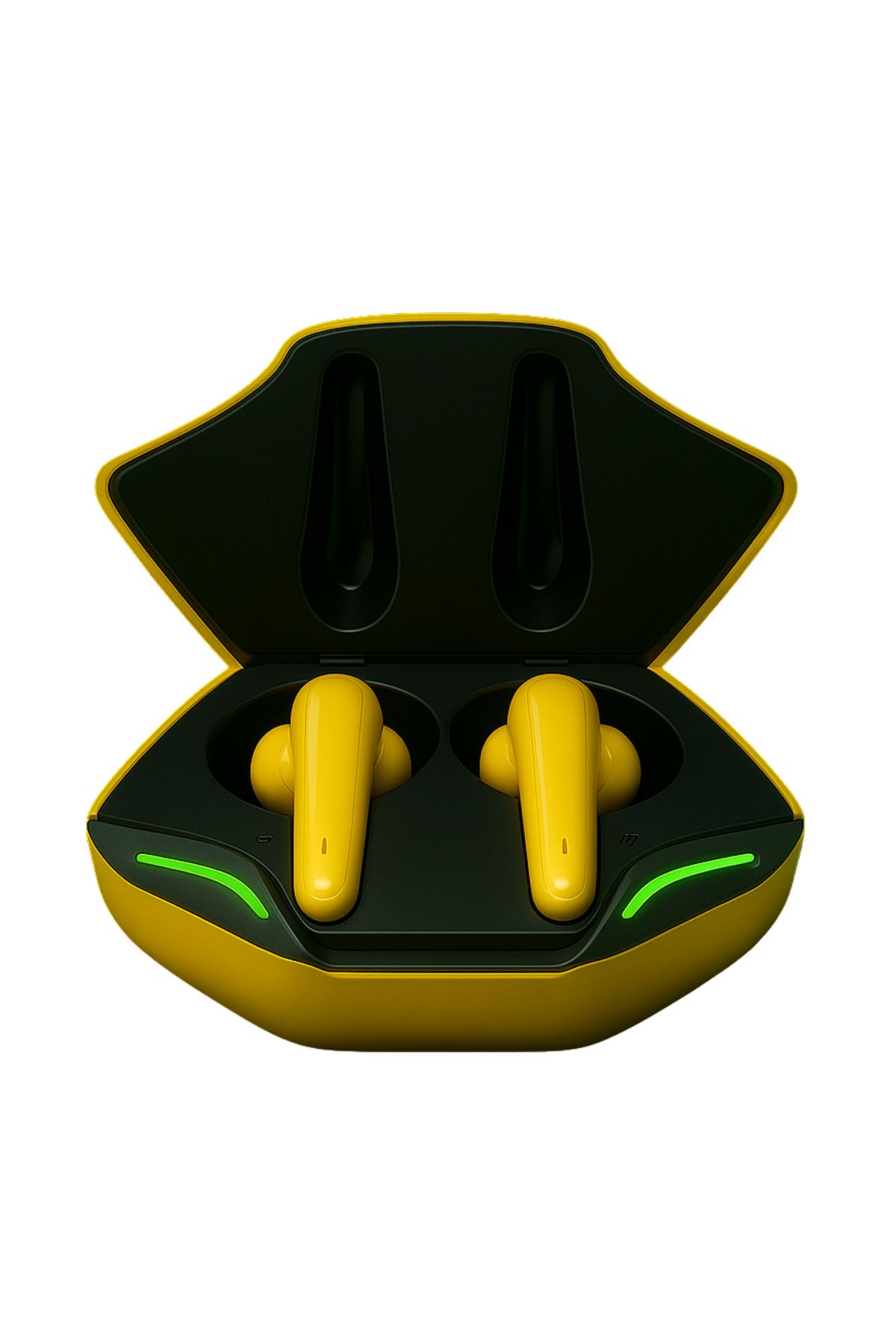 OEM-Wireless Earbuds, Bluetooth 5.2 EDR, In Ear, Smart Touch Control, RGB LED, Yellow 1