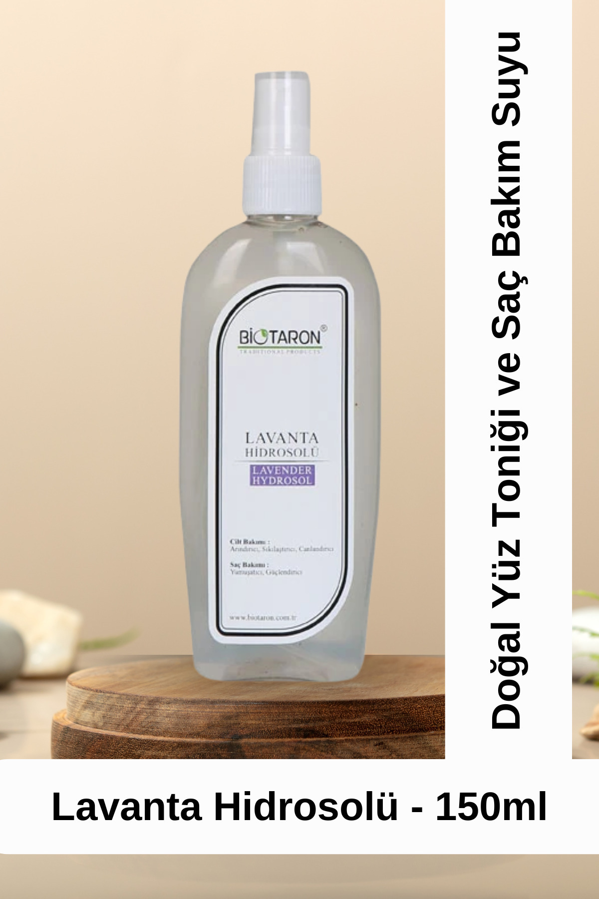 Lavanta Suyu (Hidrosol) – Tonik ve Saç Bakım Spreyi (150 ml) — CV-1667