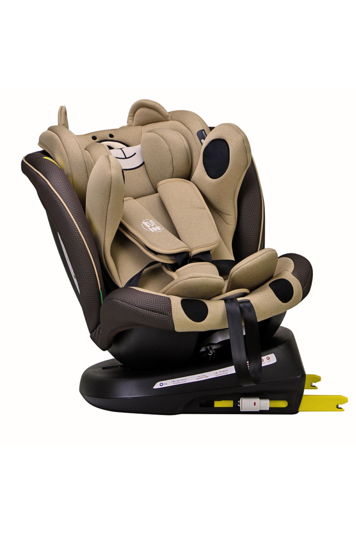 BUF BOOF-Scaun auto TWT Plus iSize Buf Boof UrsCoffee isofix Rotativ 360 Pozitie Somn Top Tether 40-150 cm 4