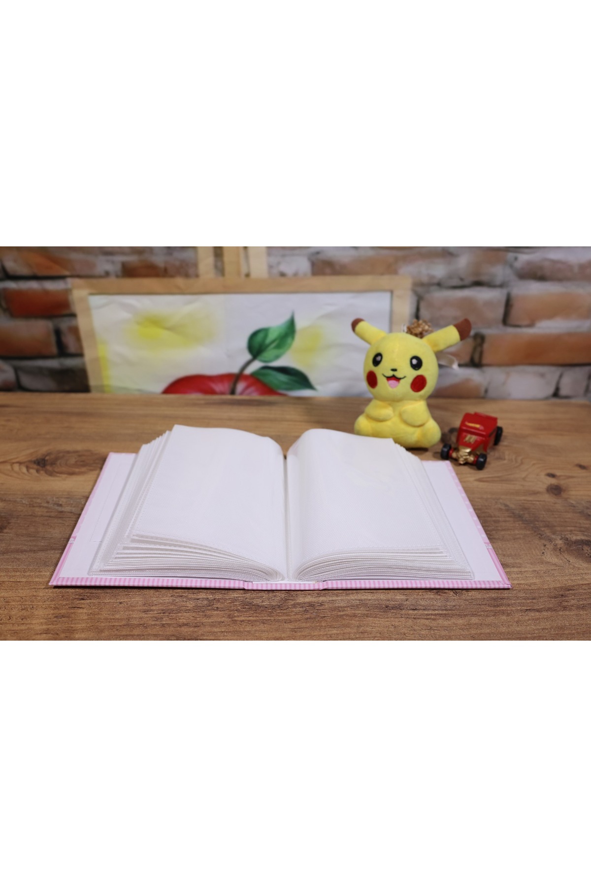 NRCN 10x15cm 100’lük Pencereli Bebek Fotoğraf Albümü Pembe fotoğrafı 6 (önizleme)