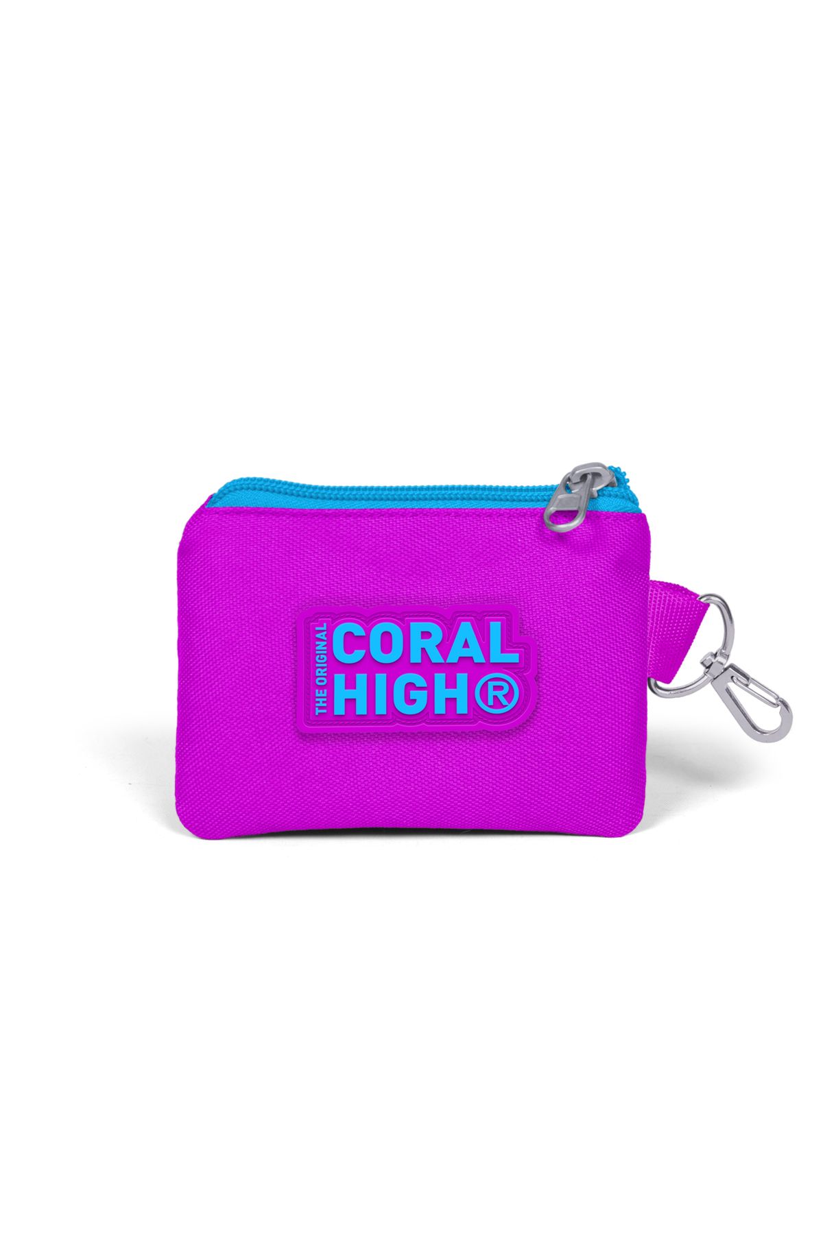 Coral High-Kids Purple Pink Unicorn Patterned Glitter Coin Bag 21797 4