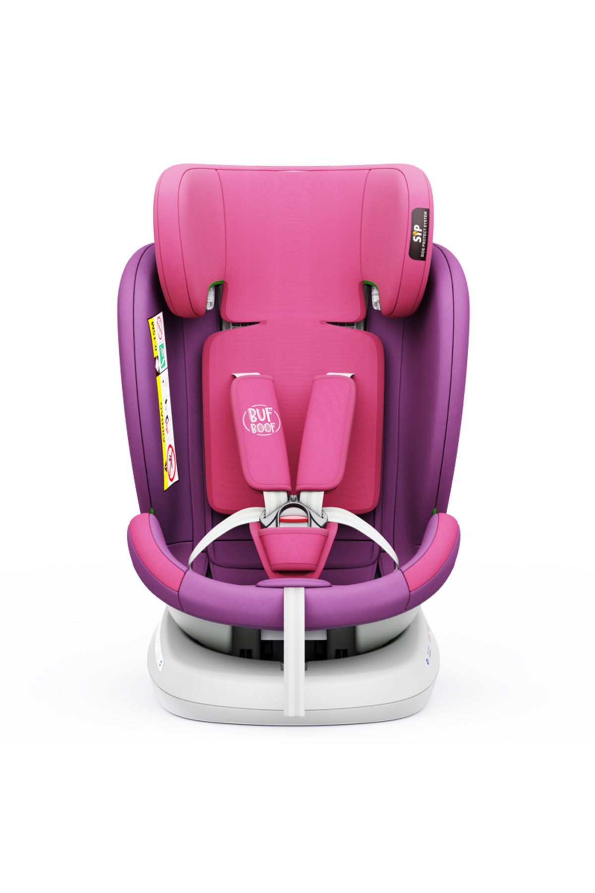 BUF BOOF-Scaun auto TWT Plus iSize Buf Boof UnicornPink isofix Rotativ 360 Pozitie Somn Top Tether 40-150 cm 8