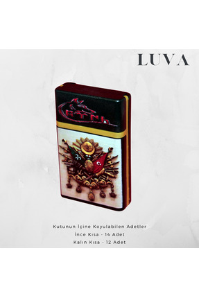 FES PLASTİK Sigara Tabakası Desenli Kutu Osmanlı Desenli Tabaka