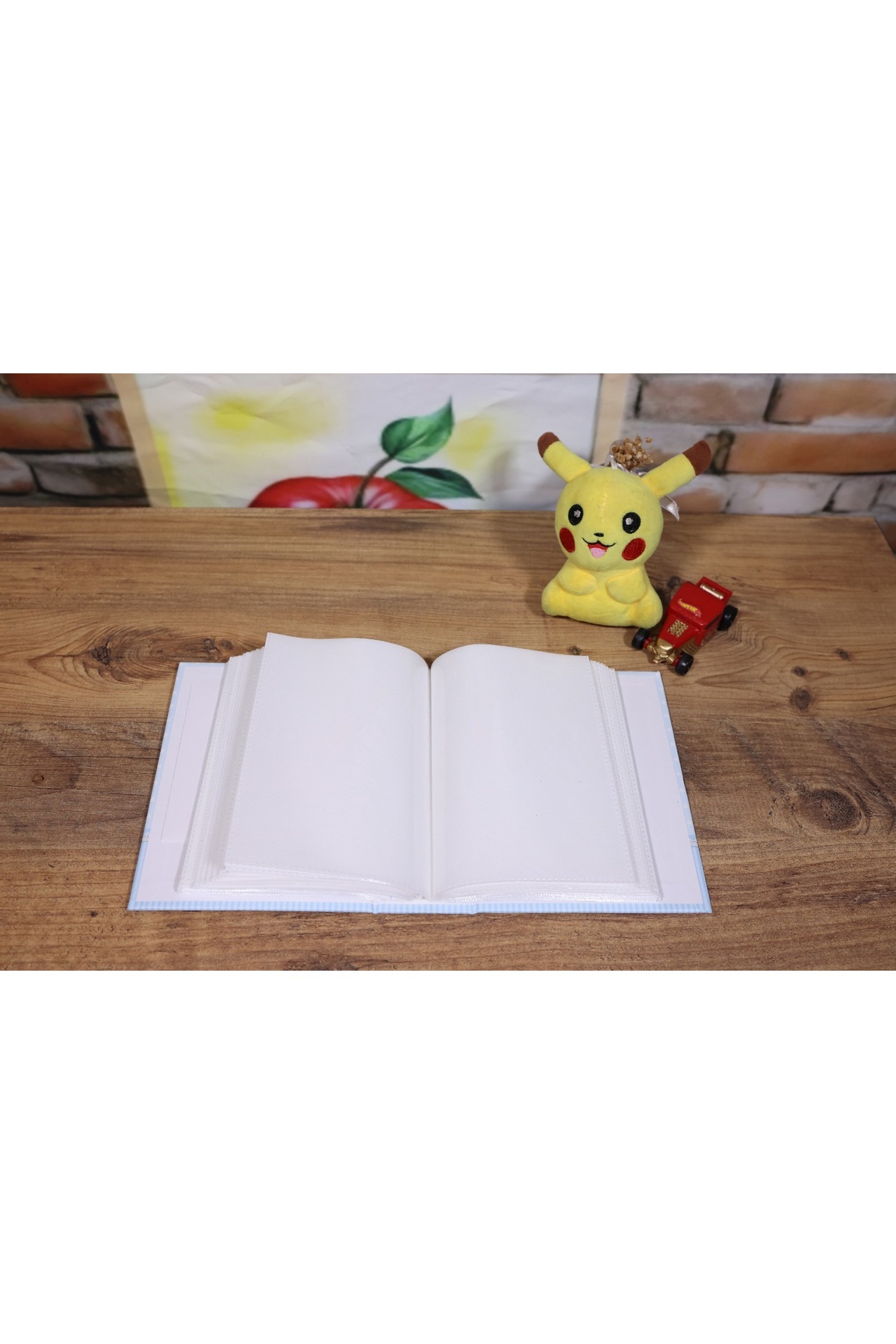 NRCN 10x15cm 100’lük Pencereli Bebek Fotoğraf Albümü Mavi fotoğrafı 6 (önizleme)