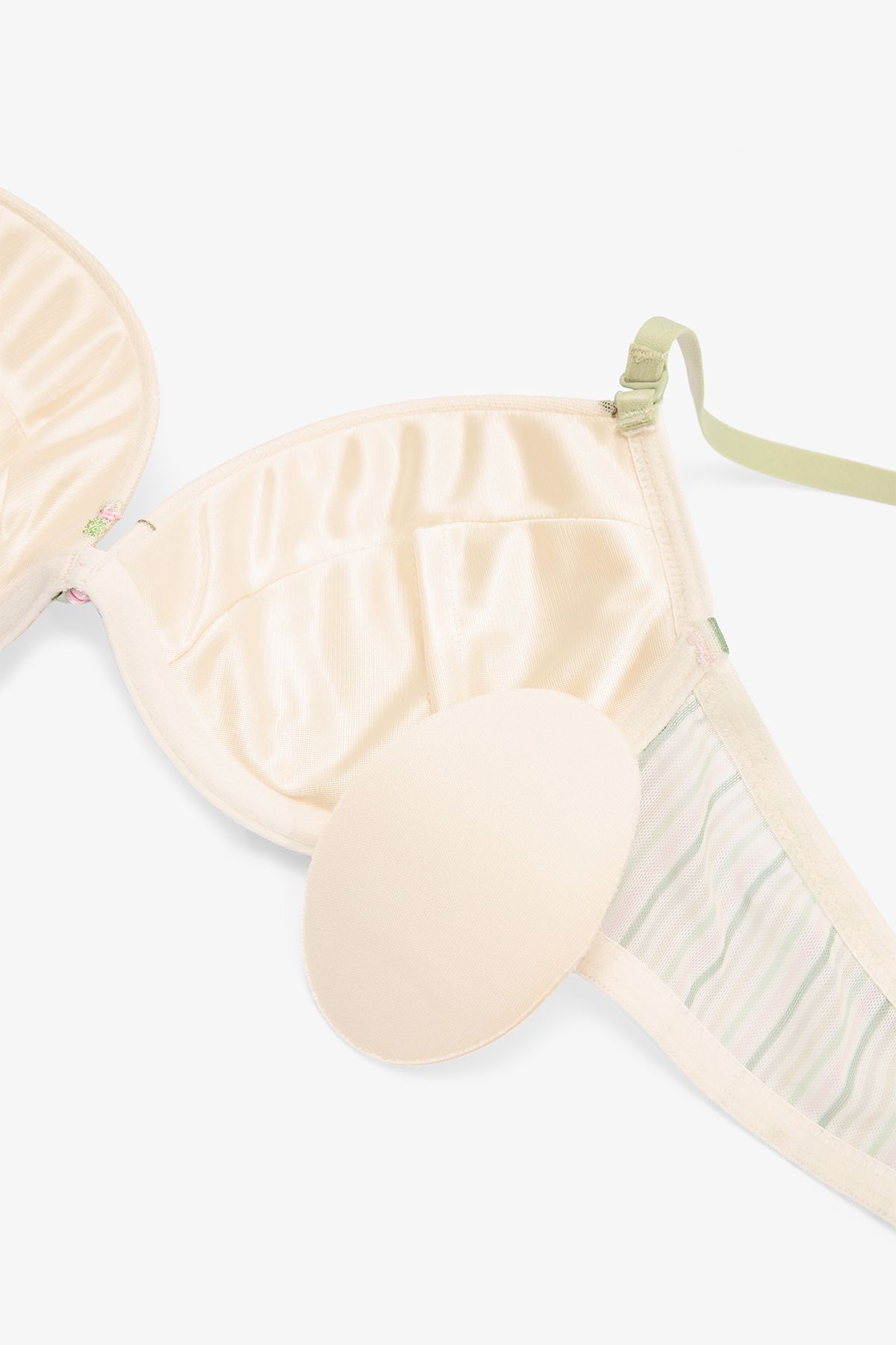 Penti-Σουτιέν Broderie Wow Push Up Ecru 5