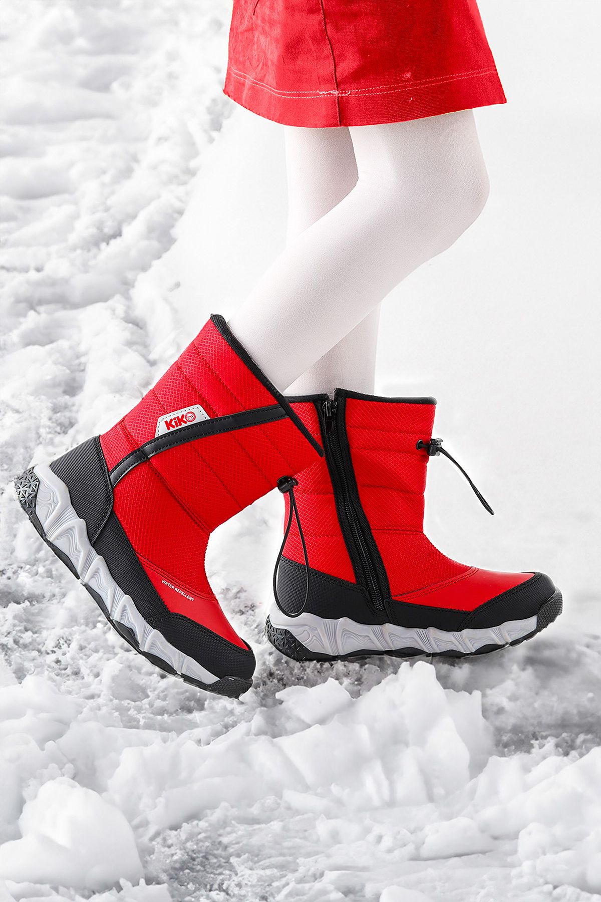 Kiko Kids-Molina Water Resistant Zippered Girls/Boys Snow Boots 3