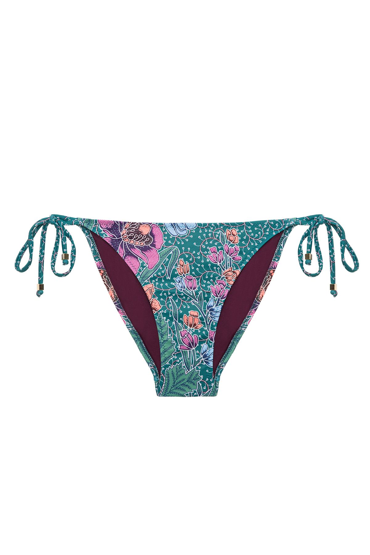Penti-Partea de jos de bikini verde 3