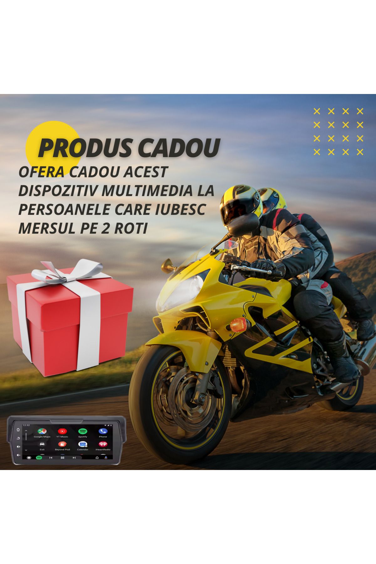 Medeyatech-GPS Navigation System for Motorcycles with Dual Recording Cameras 7