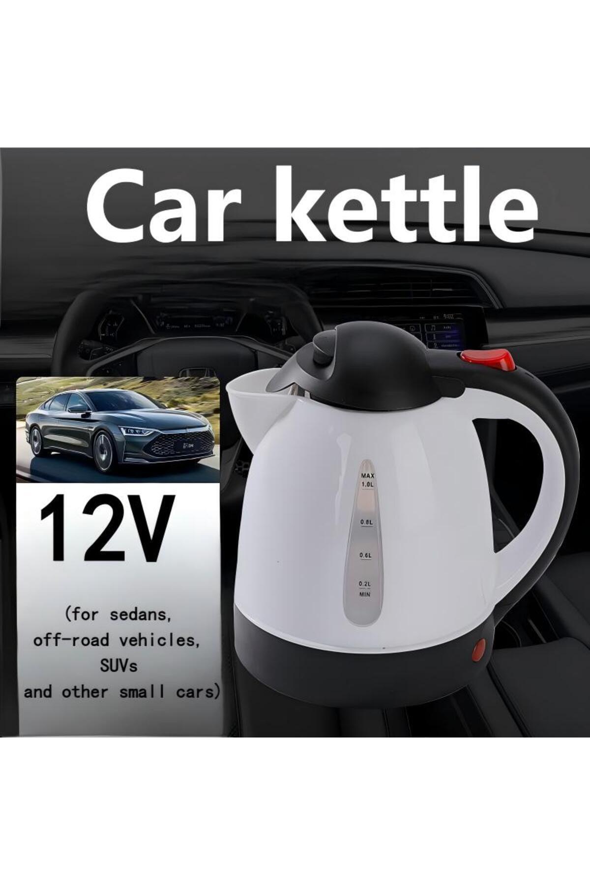 Generic-Electric Kettle Operated On Car 1000 ml 1