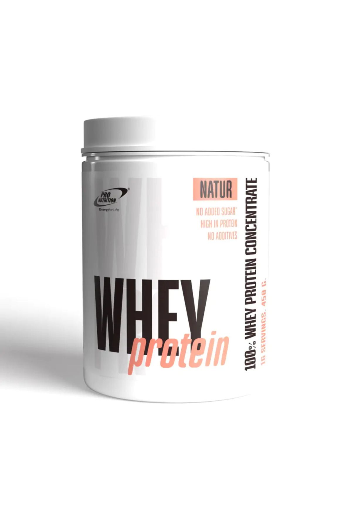 Pro Nutrition Concentrat Proteic Din Zer, Whey Protein, Natur, 450g - One Size