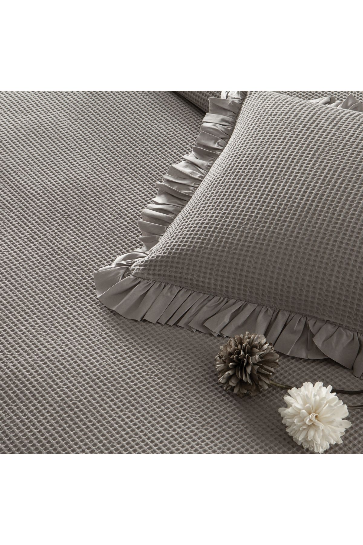 Linens-Bsp Single Bedspread Set Mink 2