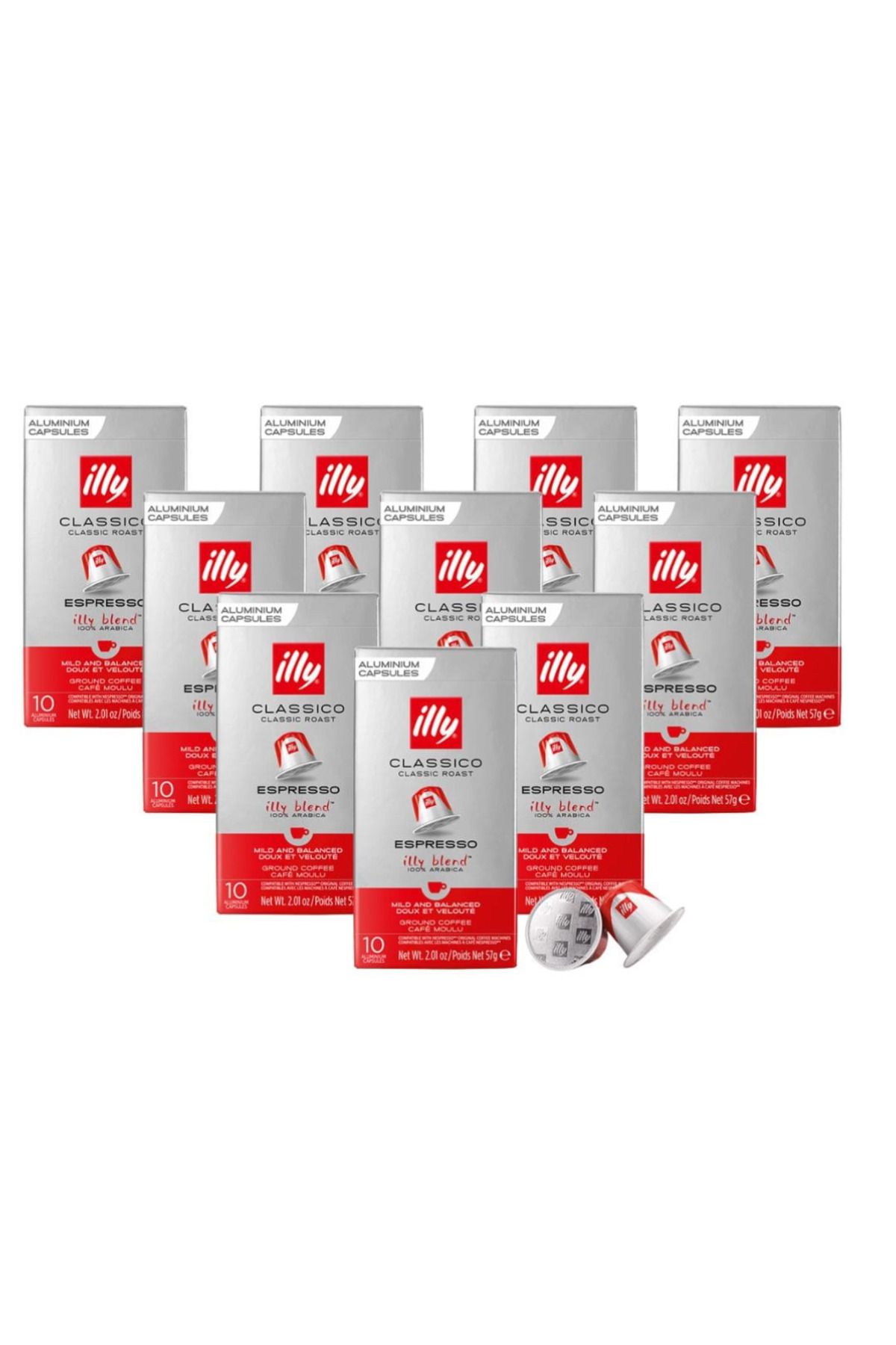 illy-Classico Espresso Capsules – 100 Nespresso® Original Compatible Capsules 1