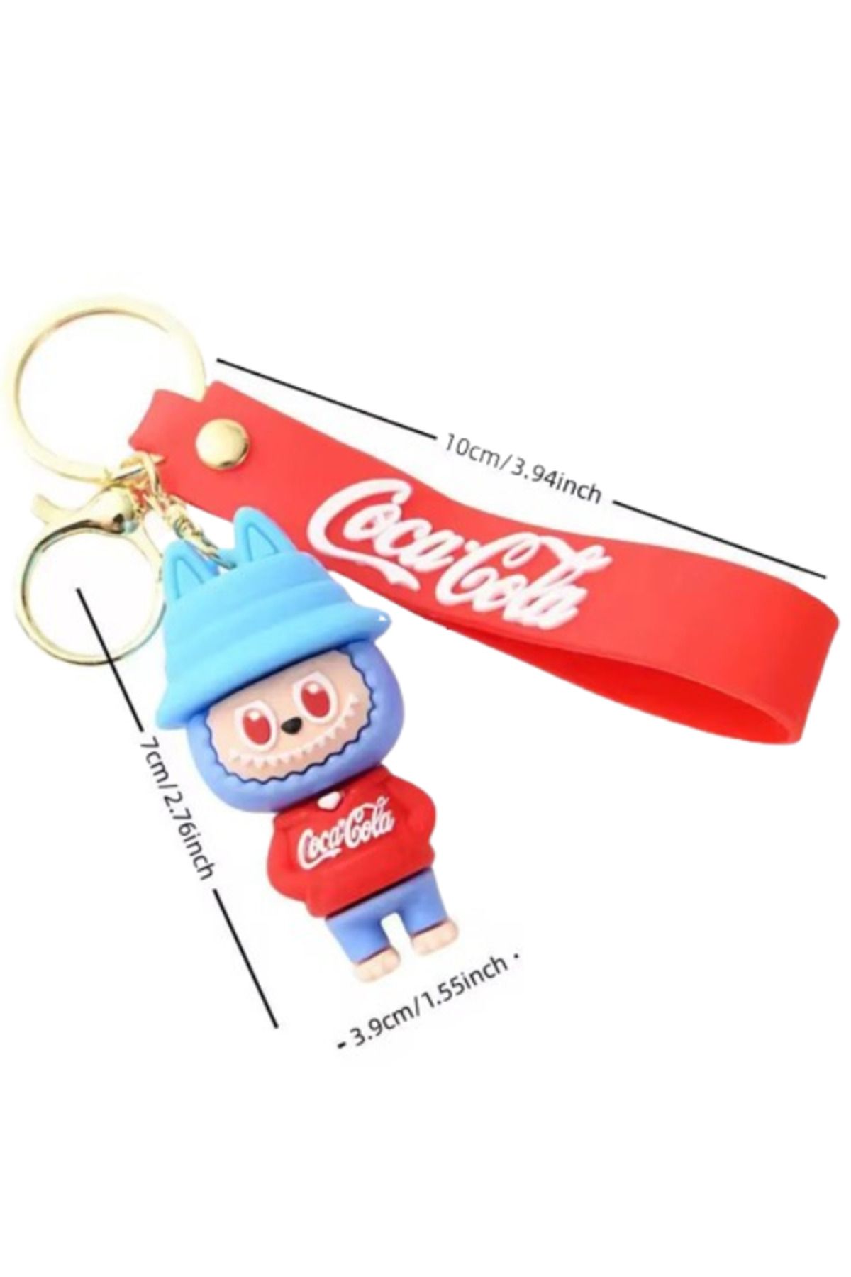 Blusmart-Breloc surpriza Labubu The Monsters Coca Cola editie limitata, M 4 2