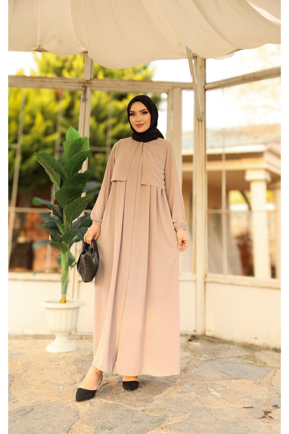 MODA Hac Ve Umrelik Cepkenli Medine Ipeği Ferace