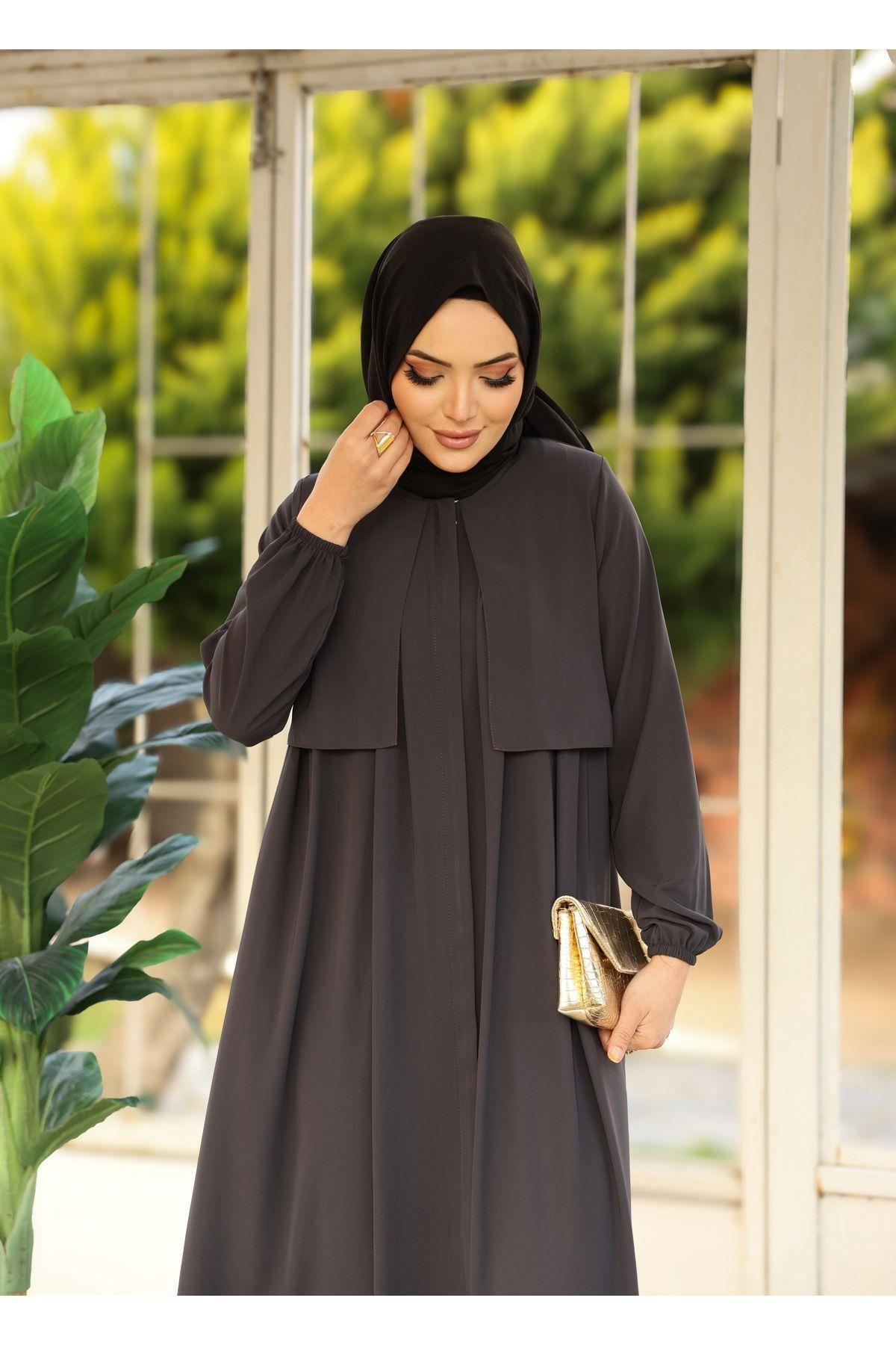 Hajj and Umrah Medina Silk Abaya with Pocket