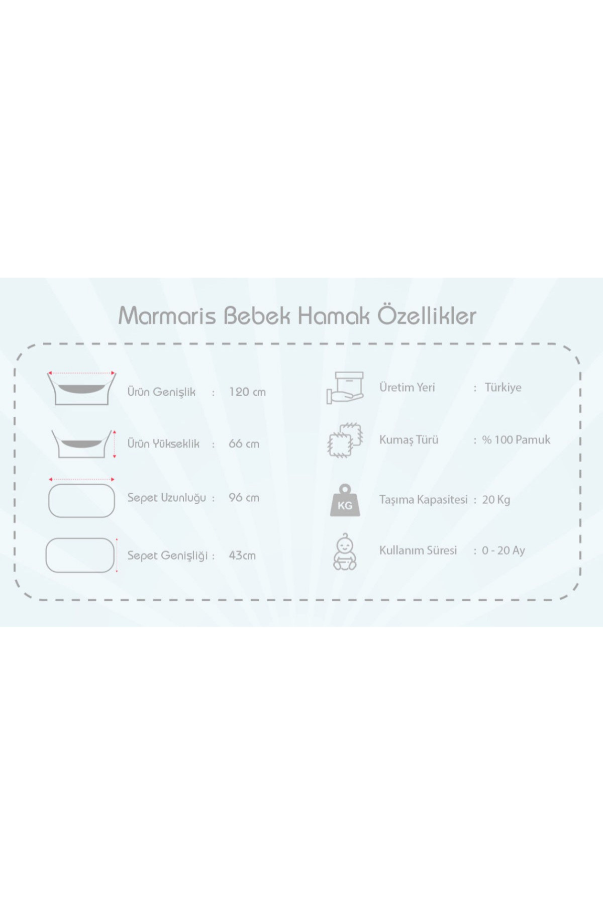 Holmen Pembe Marmaris Katlanabilir Bebek Hamağı fotoğrafı 7 (önizleme)