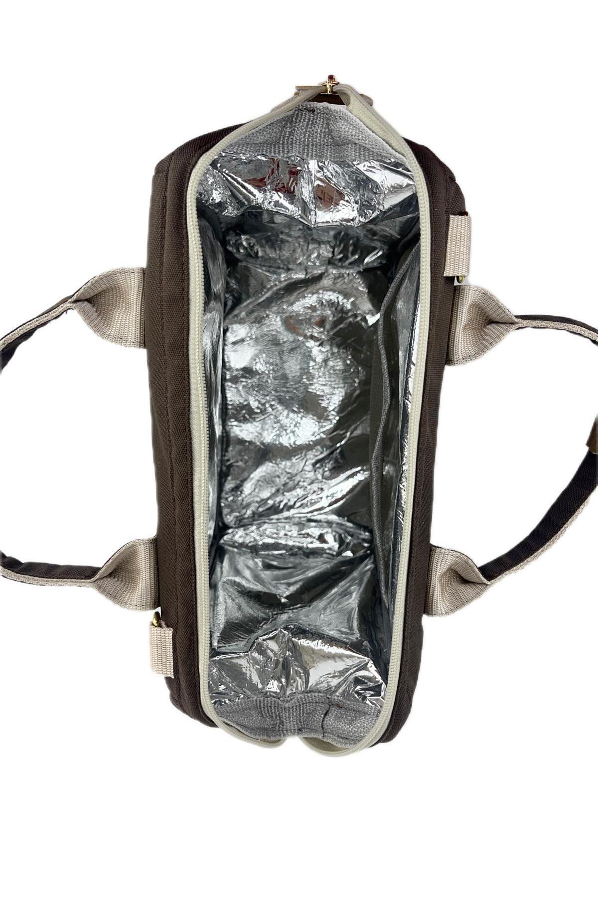 brandbaby Çok Amaçlı ısı yalıtımlı su geçirmez termal beslenme ve yemek taşıma çantası fotoğrafı 3 (önizleme)