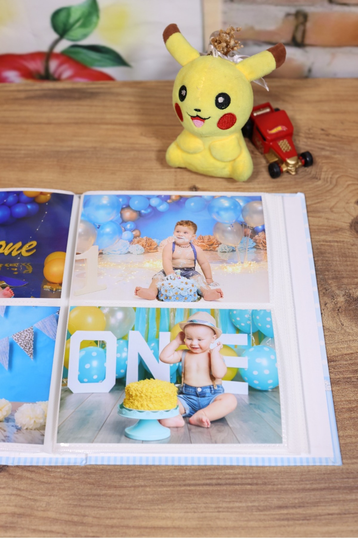 NRCN 10x15cm 200’lük Pencereli Bebek Fotoğraf Albümü Mavi fotoğrafı 4 (önizleme)