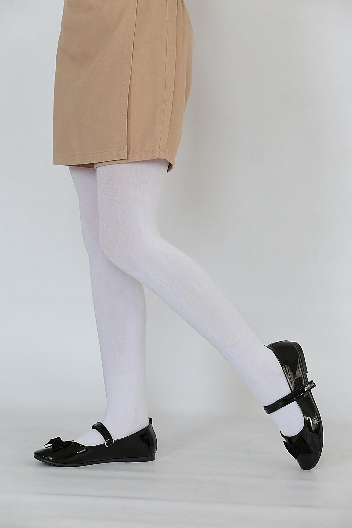 Daymod-Παιδικό καλσόν Soft Viscose ΛΕΥΚΟ 4