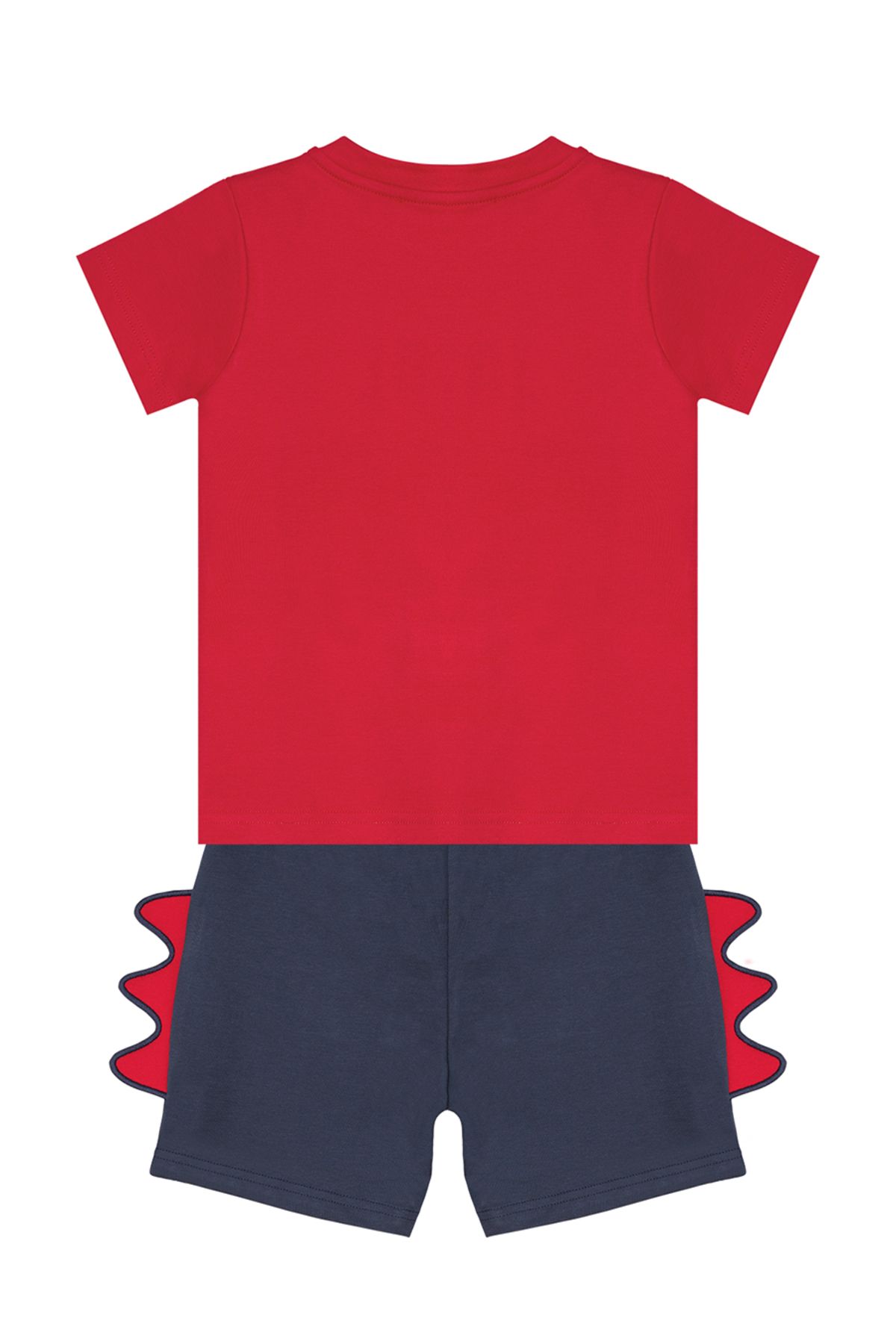 Denokids-Cooles Dino Jungen Sommer T-Shirt Shorts Set 4