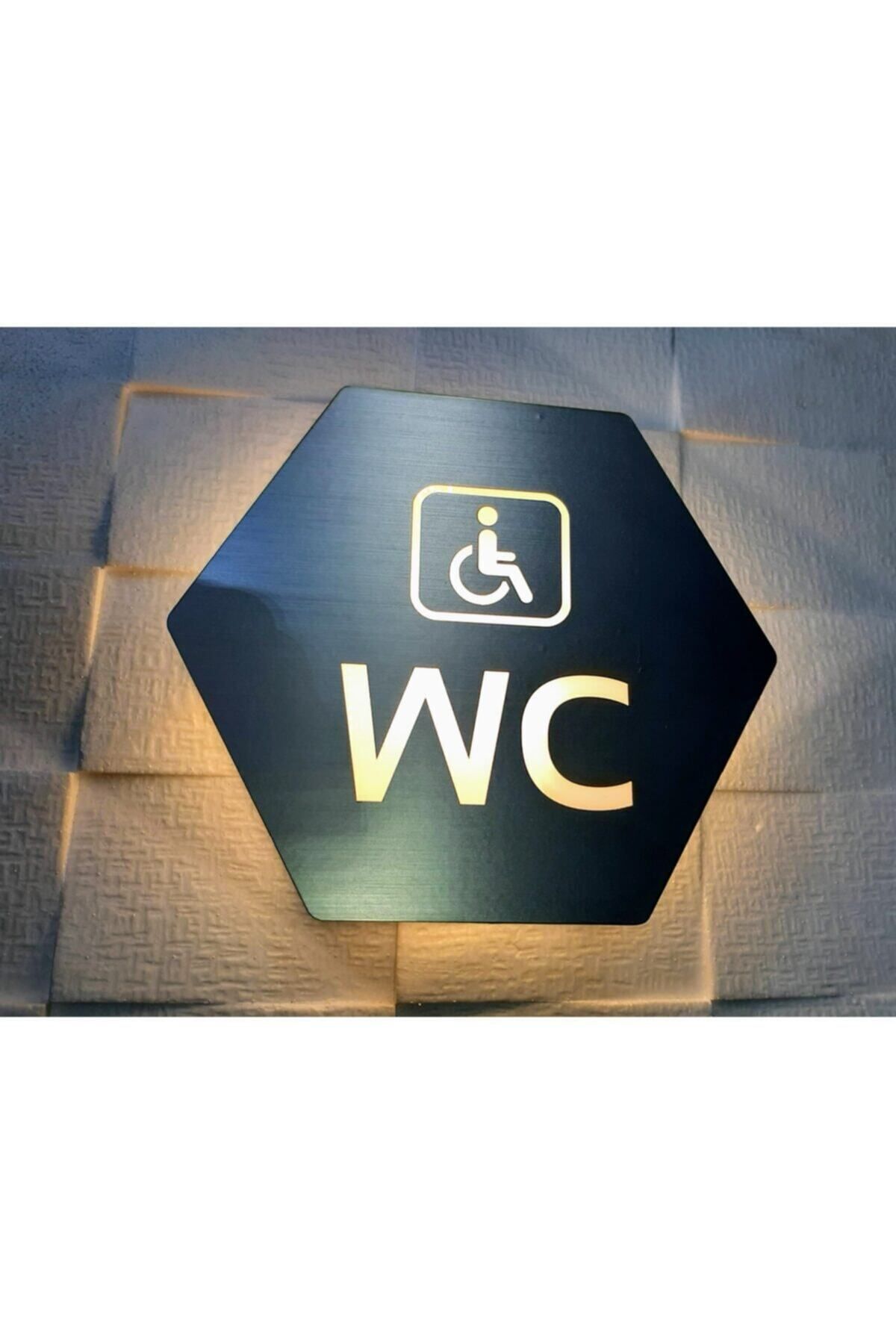 Yönline-Honeycomb Series Illuminated Wc Direction Sign 2