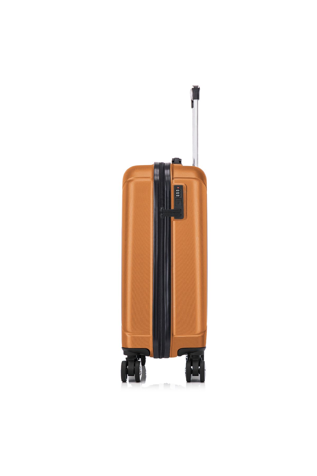 Quasar & Co.-Airplane cabin trolley, Quasar & Co.®, Smart model, telescopic handle, code, 55x37x20cm, ABS, camel 7